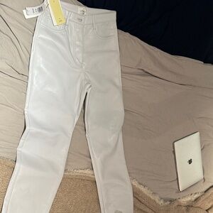 Wilfred White Straight Leg Pants
